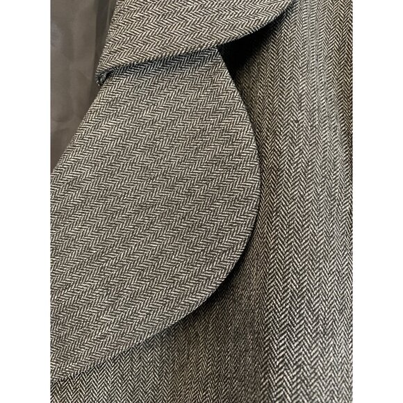 NWT Le Suit 18 Grey Herringbone 2 Piece Womens Suit Set Cuffable RDD10666 - Picture 6 of 11